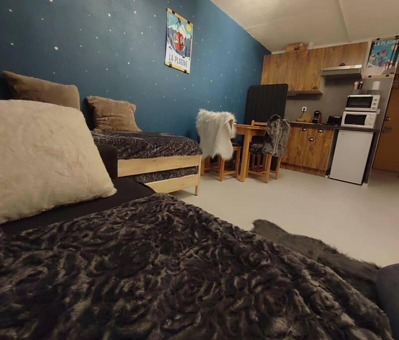 Studio Cosy 2100M Pied Des Pistes-Direct To Ski Slopes-Ski In Ski Out-La Plagne Aime 2000 외부 사진
